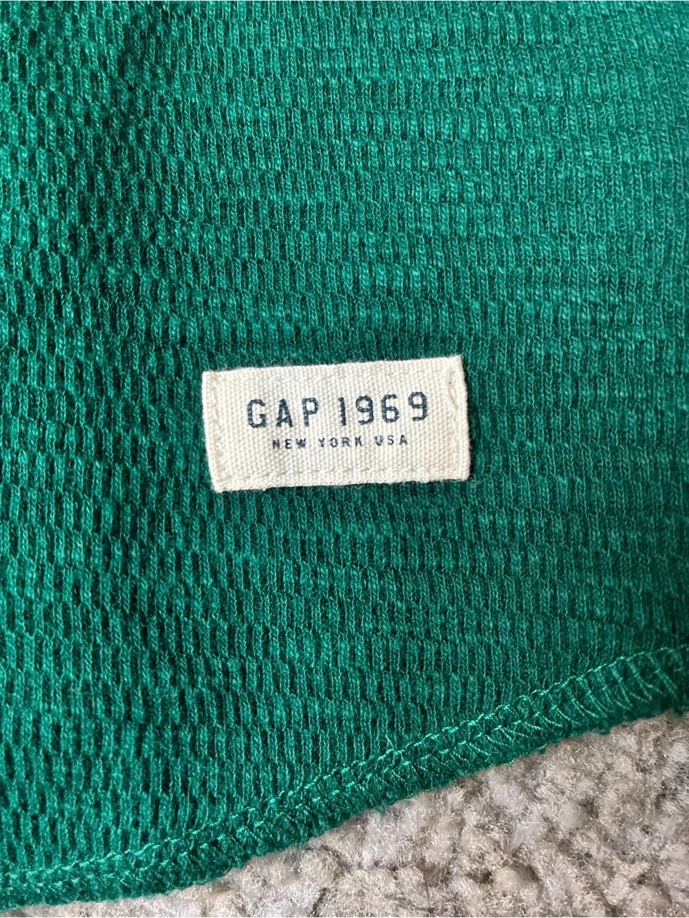 GAP Kids Waffle Tee (Green) Size M (8)